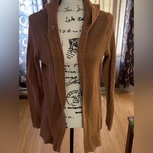 Brown cardigan